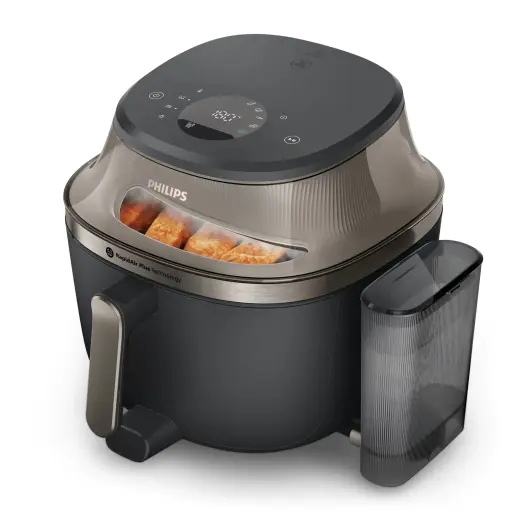 Philips Hot air fryer Series 5000 / NA547/07 Black, gold