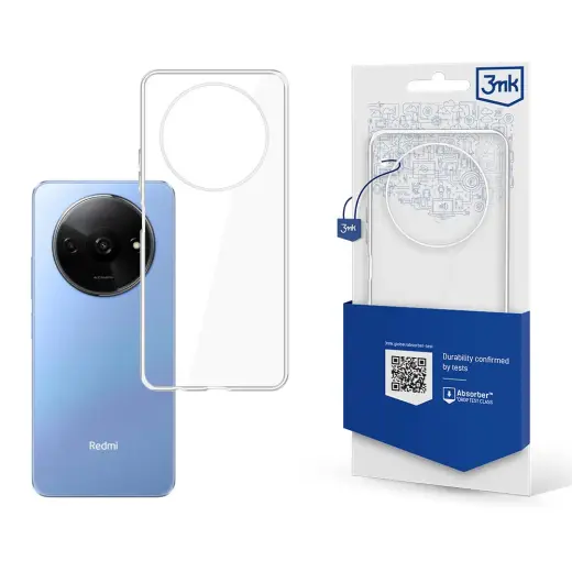 Redmi A3 - 3mk Clear Case