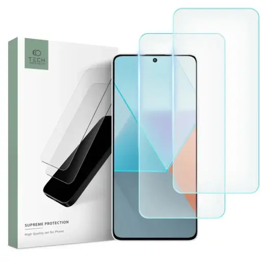 Tech-Protect Supreme защитное стекло для телефона Xiaomi Redmi Note 13 | Xiaomi Redmi Note 13 Pro | Xiaomi Redmi Note 4G | Xiaomi Redmi Note 5G