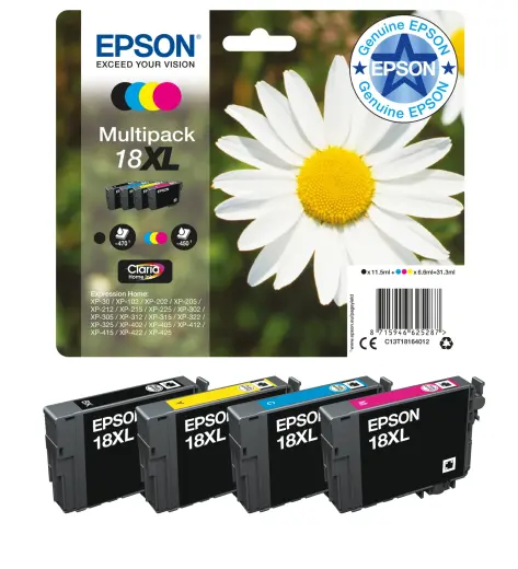 Tintes kārtridžs Epson 18 C13T18014012 melns