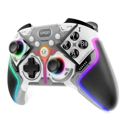 iPega 9666HH Bluetooth RGB Gamepad for Android/iOS/PS3/PS4/PC/N-Switch Gray (Damaged Package)