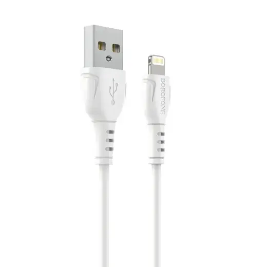 Borofone BX51 Triumph data transfer and charging cable | USB-A to Lightning | 12W | 1m | white