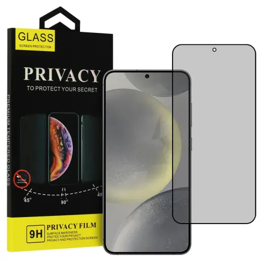 Privacy Glass aizsargstikls telefona ekrānam Galaxy S24+ (privātuma efekts)