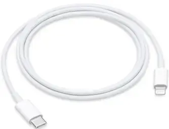 Apple datu pārraides un uzlādes vads | USB-C uz Lightning | 96W | 1m | balts