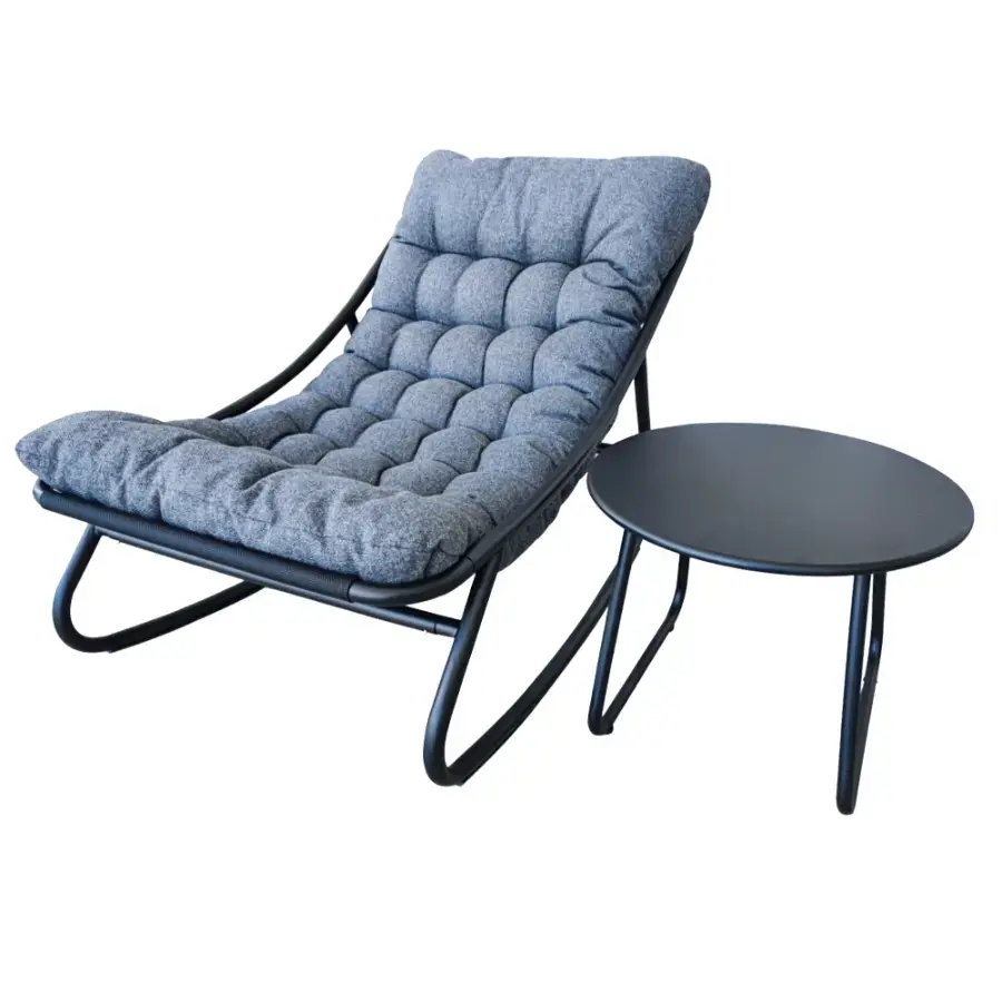 Krēsls atpūtas ar galdiņu 64.5x105x69cm/D:48xH40cm
