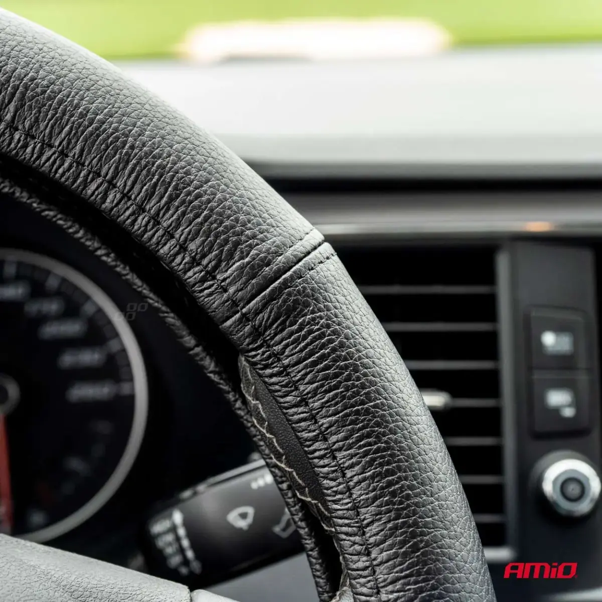 Steering wheel cover Natural Leather L 39-41 cm