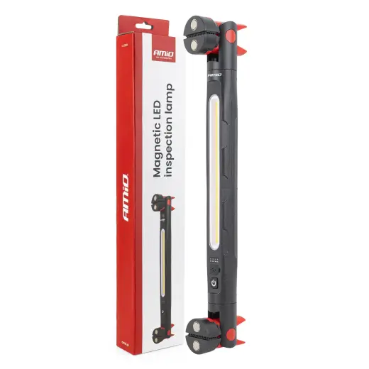 LED Inspection lamp with magnet and clamp 4000 mAh AMIO-05024