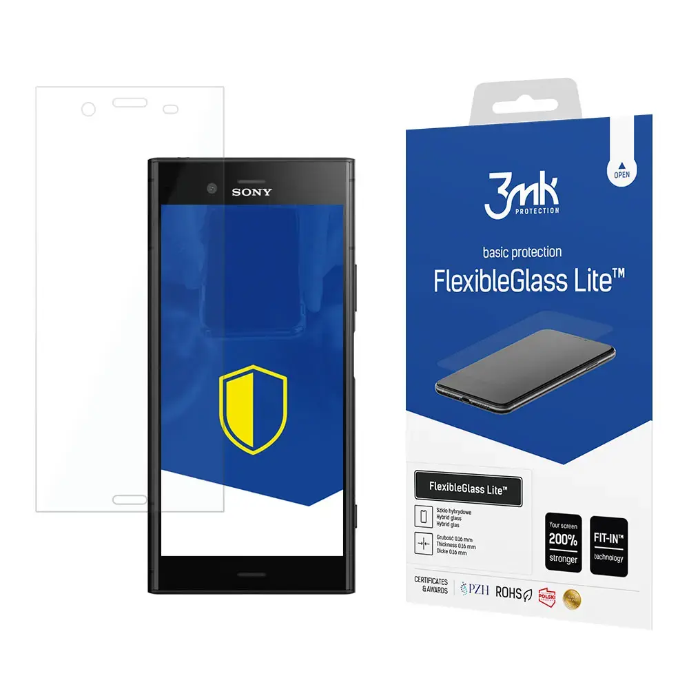 Sony Xperia XZ1 - протектор экрана 3mk FlexibleGlass Lite™