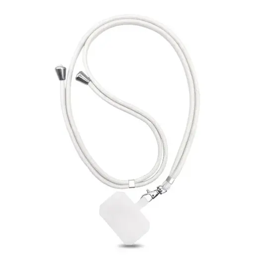 Universal phone lanyard white