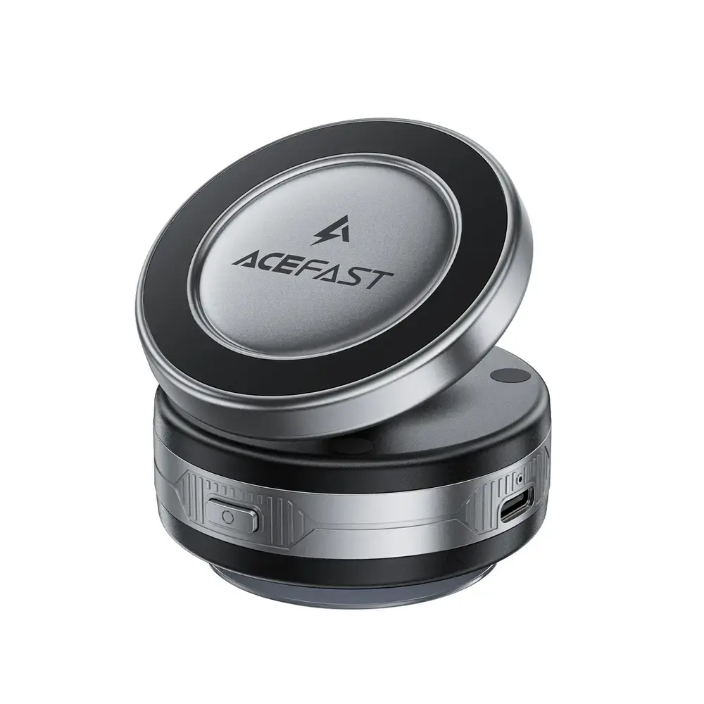 Acefast E29 Magnetic Holder with Wireless Charger with Suction Cup for Dashboard/Windshield - Black