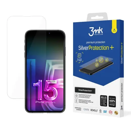 3mk SilverProtection+ kaitsekile telefonile iPhone 15 Pro