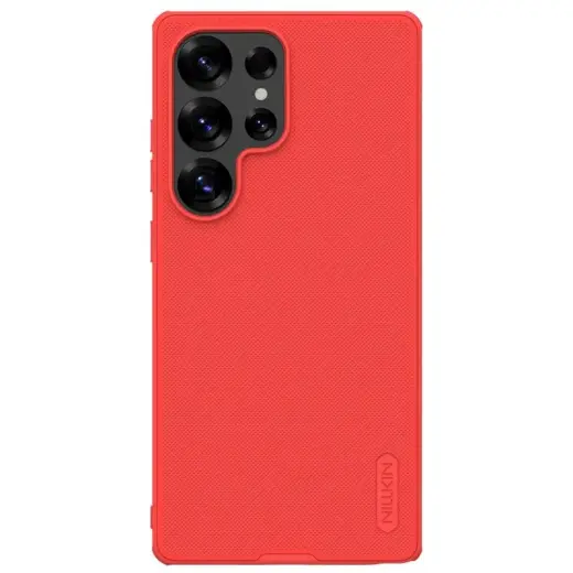 Nillkin Super Frosted Shield Pro telefoni ümbris Samsung Galaxy S25 Ultra (S938) punane