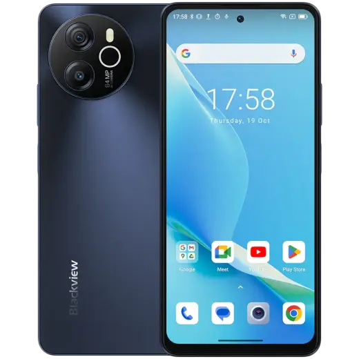Blackview SHARK 8 8/256GB, 6.78inch FHD+ 1080x2460 IPS LCD 120Hz, MTK6789 Octa-core 2.2GHz, 13MP Front/64MP Rear, Battery 5000mAh, Type-C, Android 13, Fingerprint, Dual SIM, NO charging, Gray