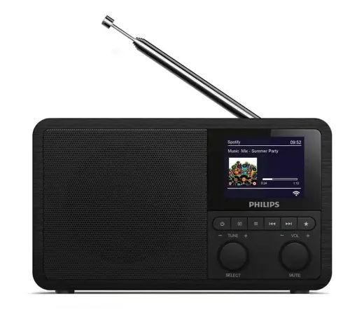 PHILIPS pulkstenis + internet radio, Spotify