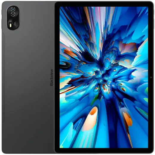 Blackview MEGA 8 LTE 13inch FHD+IPS 1200x1920 90Hz 12GB+256GB Unisoc T620 Octa-core 2.2GHz Cam Front 13MP Rear 50MP 11000mAh NO Charging Netflix HD TUV Rheiland AI Android 15 Space Gray