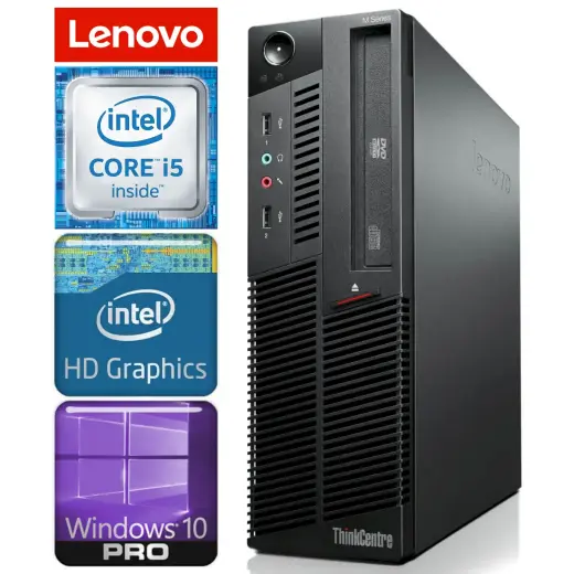 Lenovo M90 SFF i5-650 8GB 480SSD+2TB DVD WIN10PRO|W7P [refurbished]