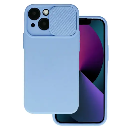 Camshield Soft telefoni ümbris iPhone 14 Pro Max lilla (kaamera kaitsega)