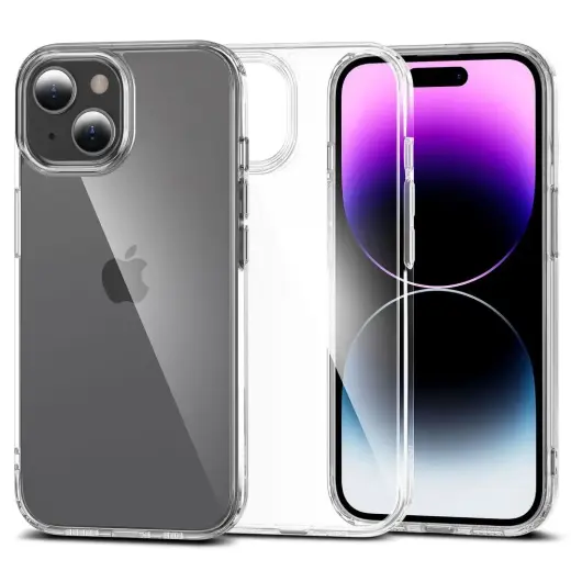 Tech-Protect FlexAir Hybrid case for iPhone 15 Plus - transparent