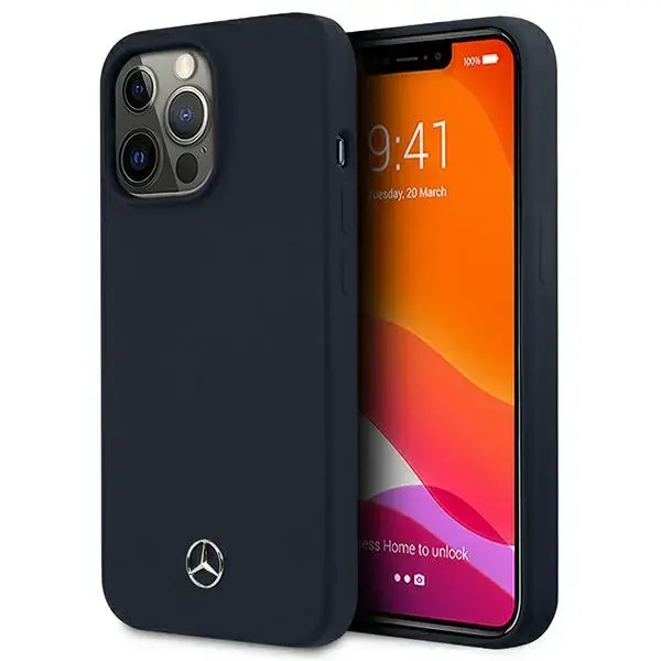 Mercedes MEHCP13LSILNA iPhone 13 Pro | 13 6,1" granatowy|navy hardcase Silicone Line