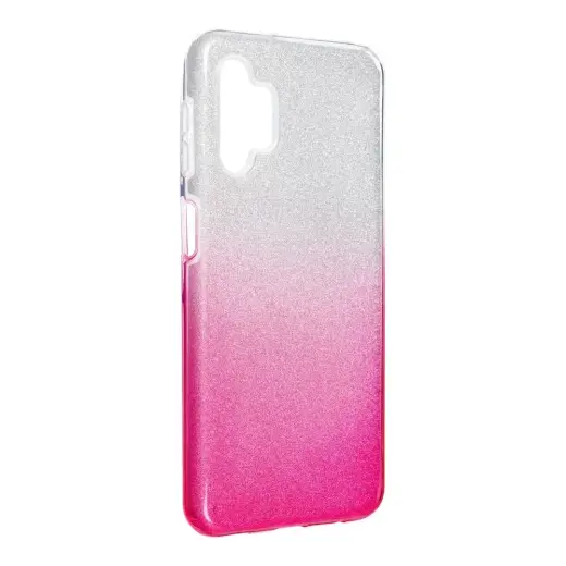 Shining telefono dėklas Samsung Galaxy A53 5G skaidrus rožinis