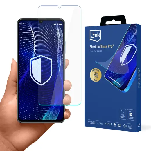 Hybrid glass 3mk FlexibleGlass Pro on Realme C63