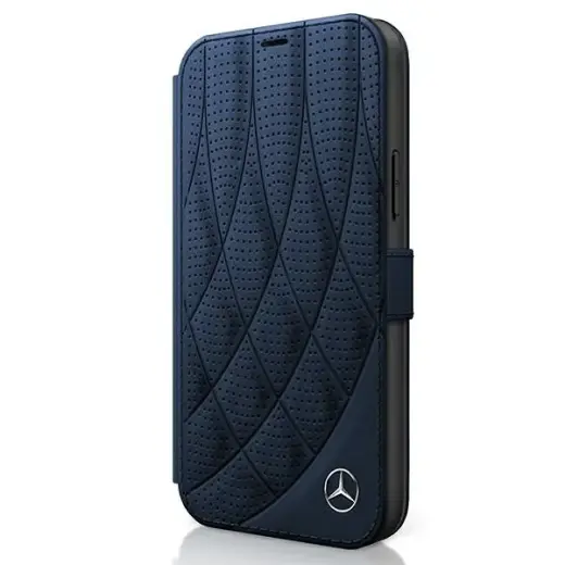 Mercedes MEFLBKP12LDIQNA iPhone 12 Pro Max 6,7" granatowy|navy book Bow Line
