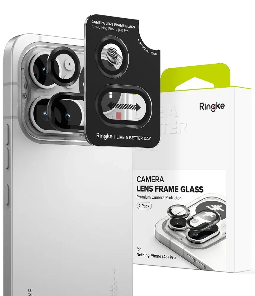 OSŁONA APARATU RINGKE CAMERA FRAME PROTECTOR 2-PACK NOTHING PHONE 4A PRO BLACK
