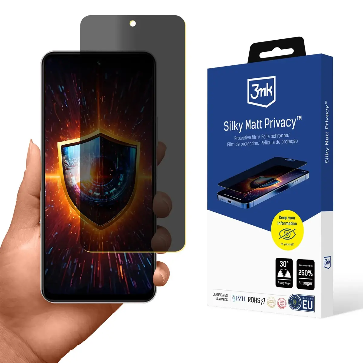 Vivo Y19s - 3mk Silky Matt Privacy