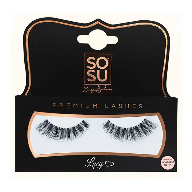 SOSU Cosmetics Premium Lashes False Eyelashes Shade 1 Pc
