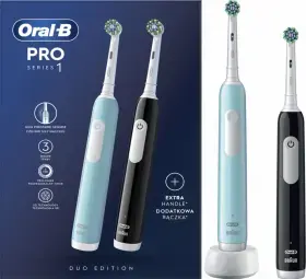 Elektriskās zobu birstes Oral-B D305.523.3H Pro Series 1 + Duo pack