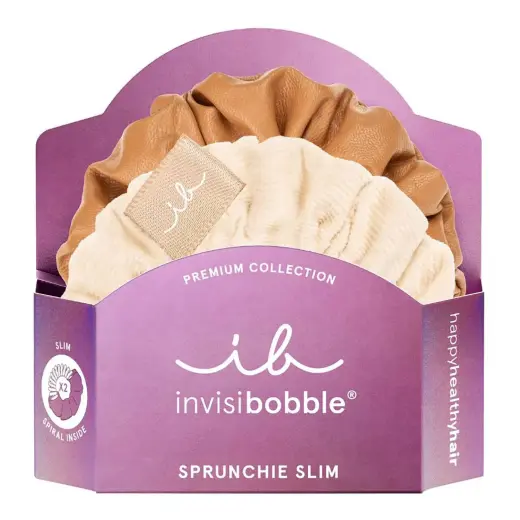 Invisibobble Sprunchie Slim Creme De Caramel Hair Ties