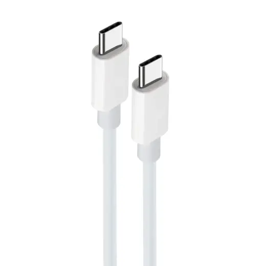 Maxlife MXUC-05 datu pārraides un uzlādes vads | USB-C uz USB-C | 60W | 1m | balts