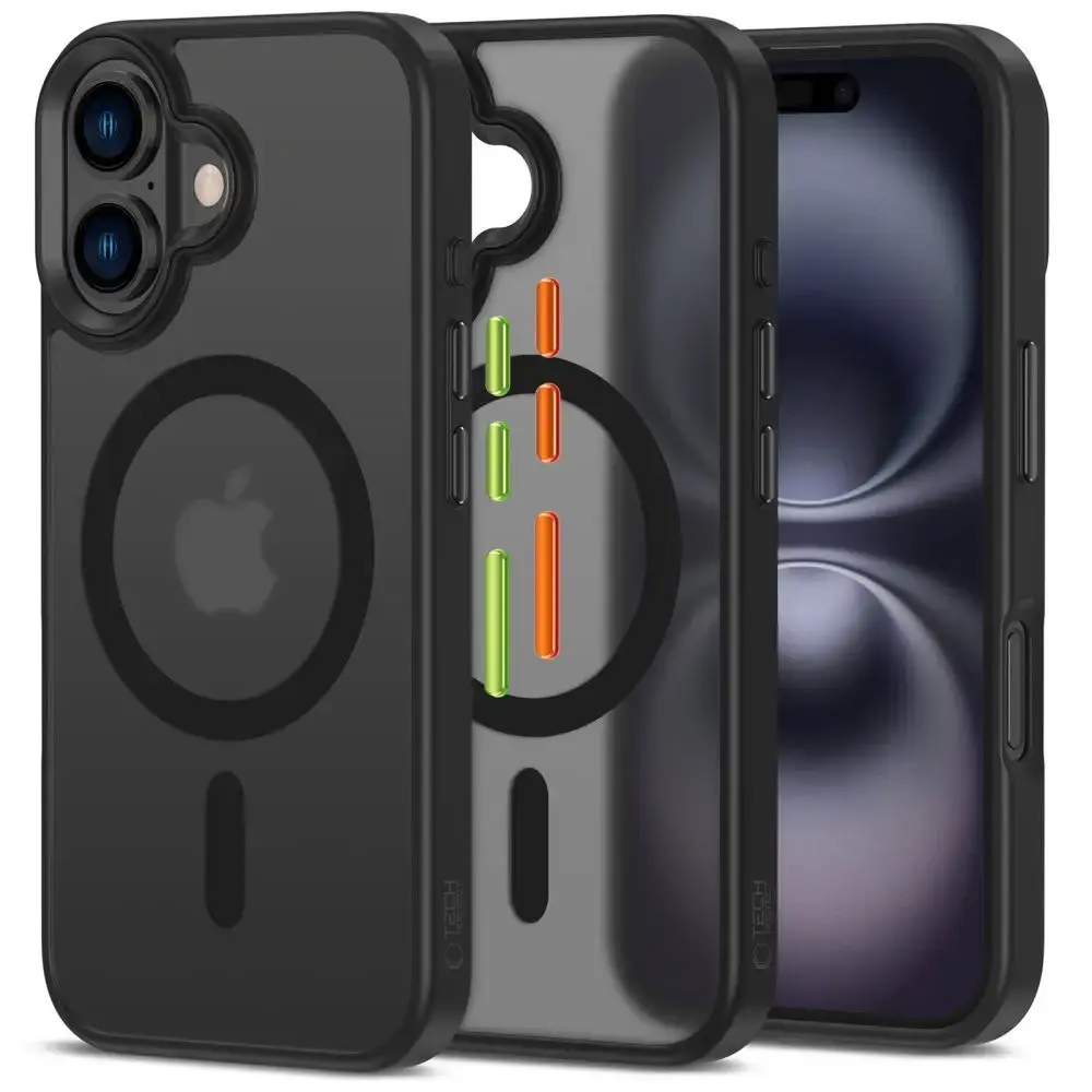 TECH-PROTECT MAGMAT XT 3-SET MAGSAFE IPHONE 16 MATTE BLACK