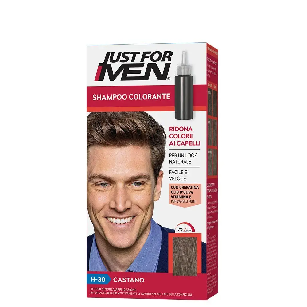 Just For Men Brown Color Shampoo Naturale.