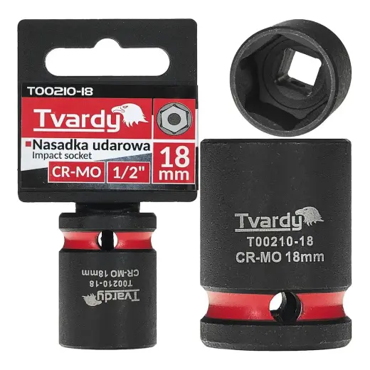 Ударная торцевая головка 1/2" 6PT 18mm CR-MO