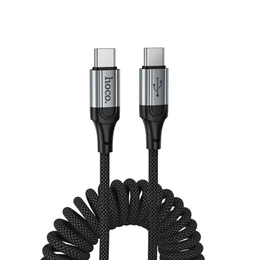 HOCO X121 data transfer and charging cable | USB-C to USB-C | PD, QC 3.0 | 60W | 1.5m | black