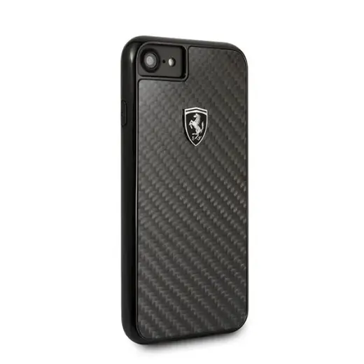 Ferrari Hardcase FEHCAHCI8BK iPhone 7|8 SE 2020 | SE 2022 black|czarny Carbon Heritage
