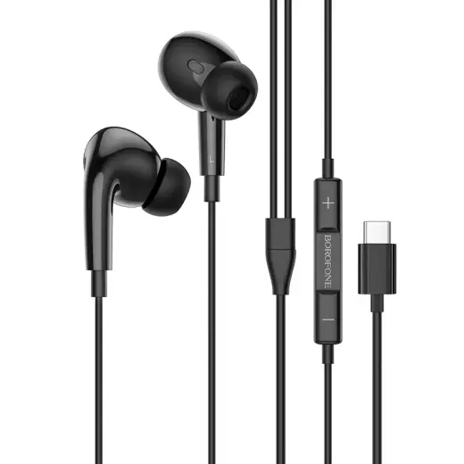 Borofone Earphones BM30 Pro Original Series with Type C plug black