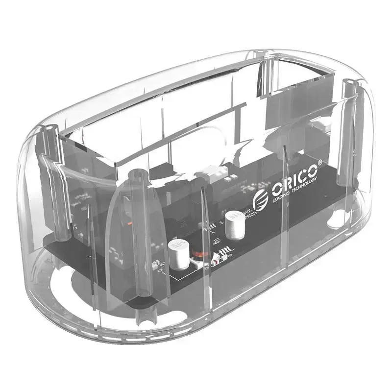 Docking Station Orico 1-Bay HDD|SSD 3.5” USB-C 3.1 Gen2 (transparent)