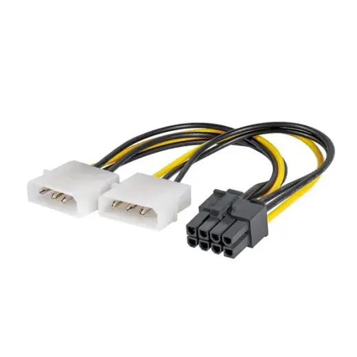 Fusion Power cable 2 x MOLEX 4 pin M – 8 pin PCI-Express
