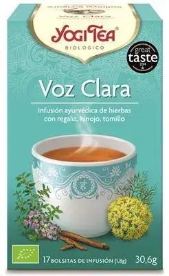 Yogi Tea Voz Clara 17 Bolsitas