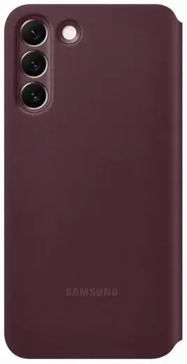 EF-ZS906CEE Samsung Clear View Case for Galaxy S22+ Burgundy