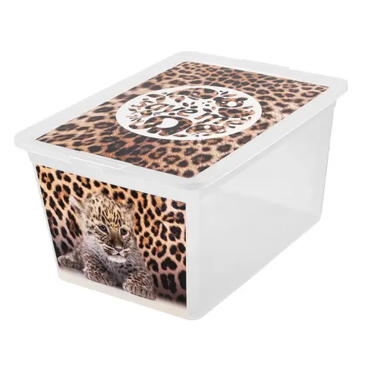 Storage box 30L X box deco panther
