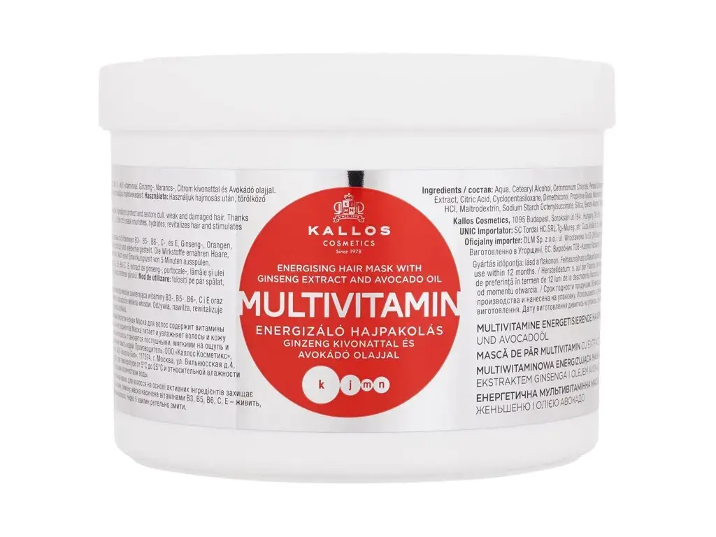 Kallos Cosmetics Multivitamin Hair Mask 500 ml