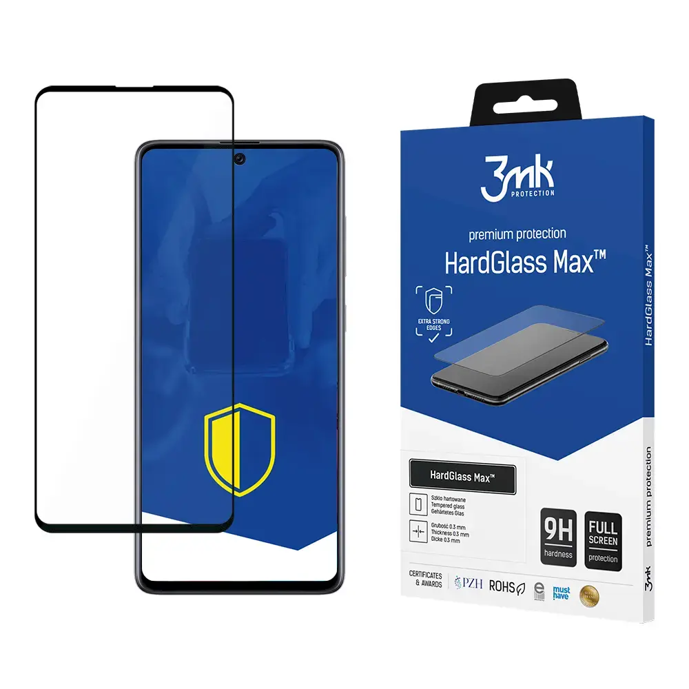 Samsung Galaxy A71 5G Black - 3mk HardGlass Max™ screen protector