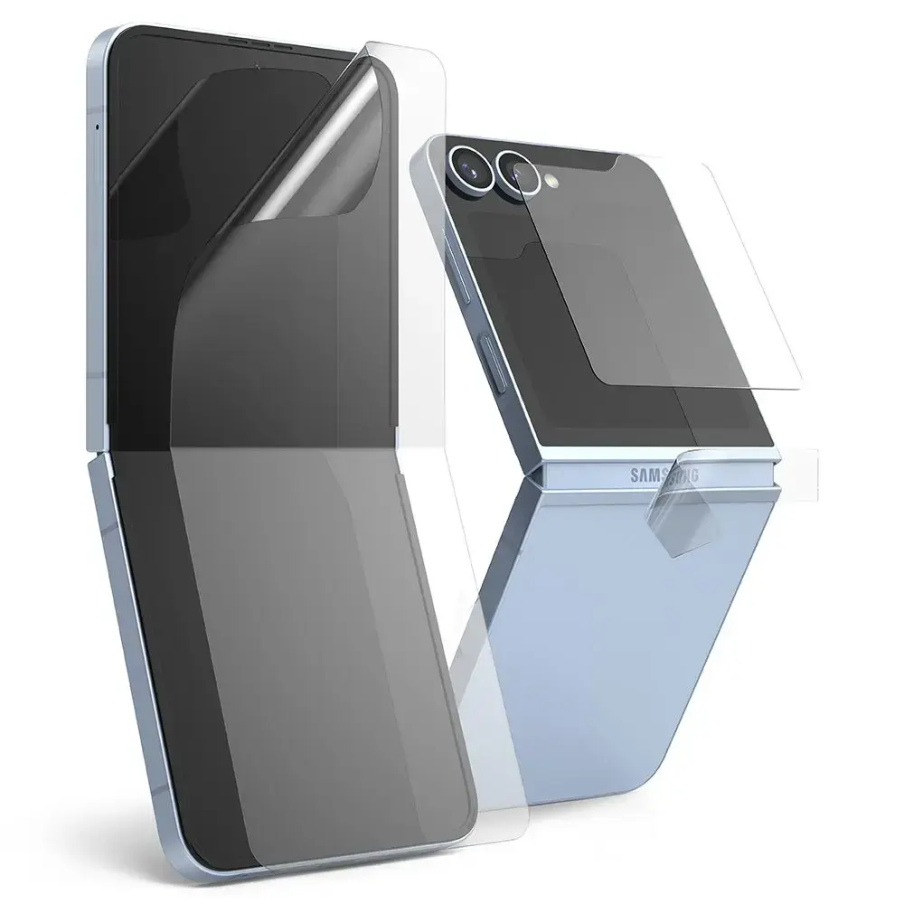 RINGKE 3-IN-1 tempered glass for phone Samsung Galaxy Z Flip 6 clear 2-set