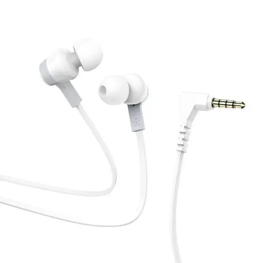 Wire earphones Jack 3,5 mm Hoco M86 white