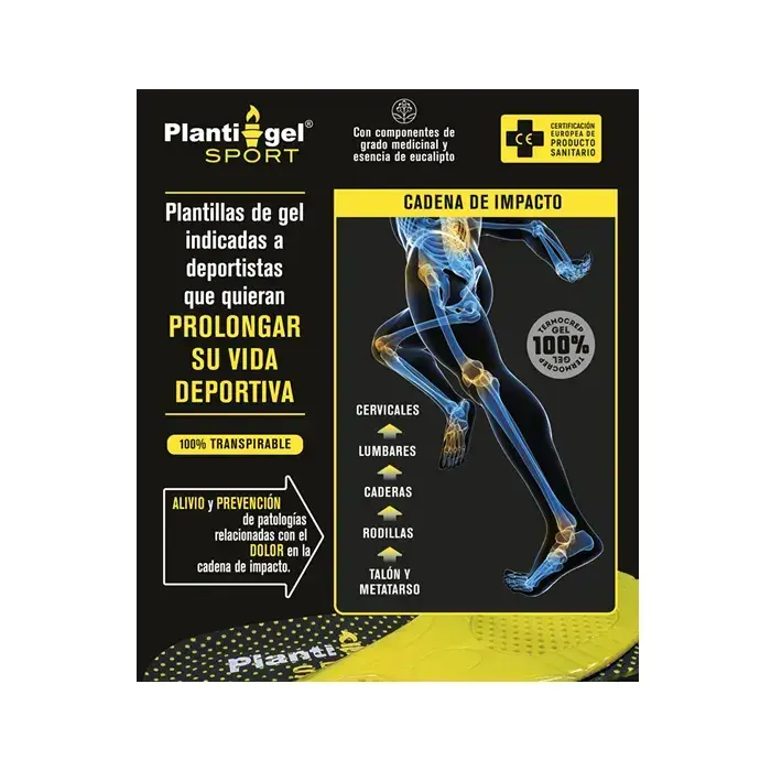 Plantigel Sport Insoles Size 43-47