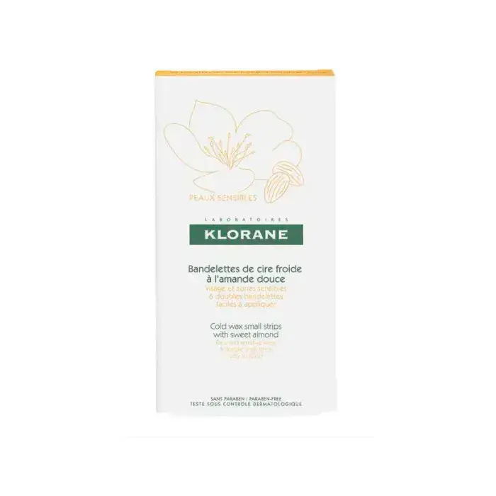 Klorane Face Cold Wax Strips for