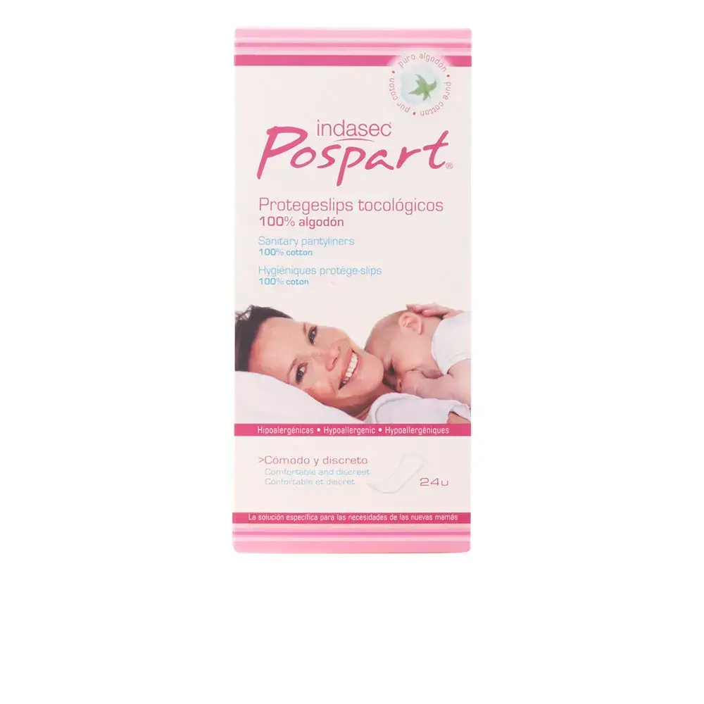 INDASEC Postpartum Maternity Pantyliners 100% Cotton